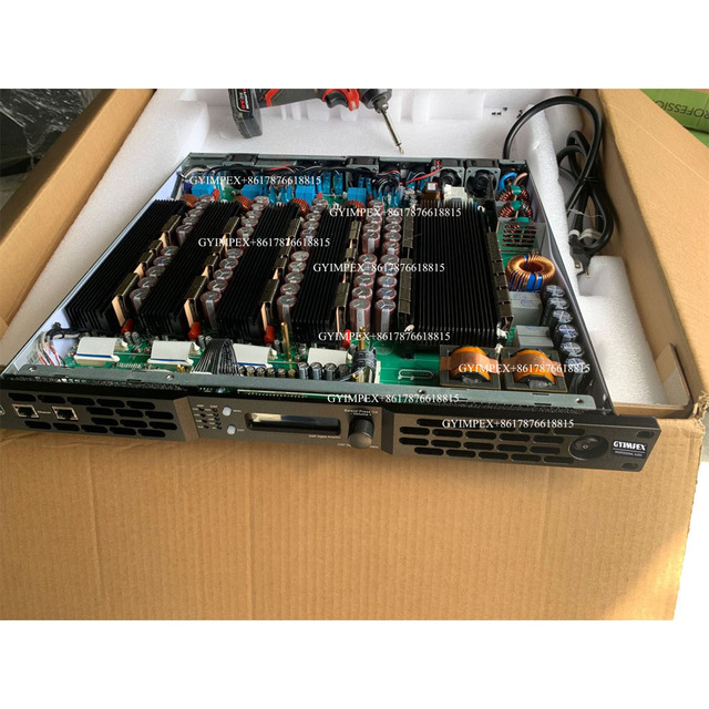 Public Address System 1U Class d 4 Channels Digital Power Booster 1300W PA System DSP FIR + DANTE Amplifier Made in China