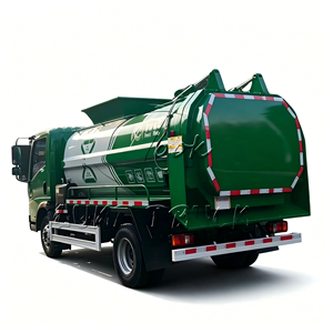 รถบรรทุกขยะอาหาร SINOTRUK HOWO 4x2 ขนาด 8 ลูกบาศก์เมตร แบบปิดผนึก - Product Image 2