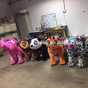 Großes Plüsch-Elektro spielzeug für Kinder Einkaufs zentrum für Pferde und Bären Münz betriebene Tiere Große Kuscheltiere - Product Image 1