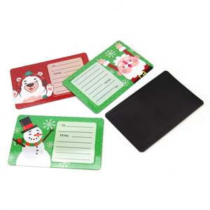 Imán de nevera delgado con logotipo personalizado barato, imán de nevera con adhesivo para empresas - Product Image 4