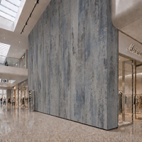 Fournisseur de panneaux muraux en pierre flexibles modernes, carreaux souples artificiels, motif travertin naturel, antidérapants, écologiques, pour l'intérieur