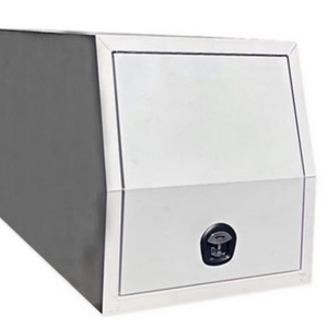 Portable 1000mm Gullwing Ute Canopy <b>Waterproof</b> Aluminium 2-Compartment Lockable Powder Coated Tool <b>Storage</b> <b>Box</b> for Outdoor Use - Product Image 4