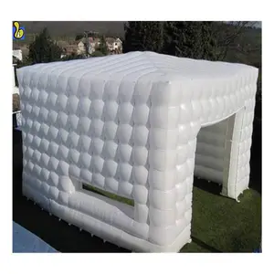 Commercial white bubble cube tent, inflatable square booh tent for sale K5191