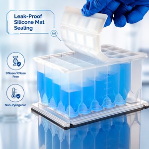 Equipo <span class=keywords><strong>de</strong></span> <span class=keywords><strong>Laboratorio</strong></span> Químico, Placa <span class=keywords><strong>de</strong></span> 24 Pocillos Profundos con Fondo en V, Material PP Transparente, Capacidad <span class=keywords><strong>de</strong></span> <span class=keywords><strong>15</strong></span>.0 ml, Esterilizada con EO, OEM - Product Image 5