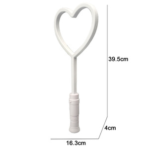 Varitas de neón LED para fiestas, directamente de fábrica, varita mágica con corazón y estrella intermitentes, novedades para fiestas de cumpleaños infantiles, para Pascua y Halloween - Product Image 3