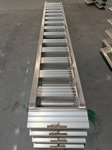 Rampa de Carga de Aluminio Reforzada de 3.5M con Pista de Goma para Maquinaria, Autos y Motocicletas - ATHY MR-005 Inclinación Personalizable MR-005 3 Toneladas - Product Image 4