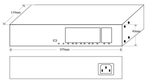 Switch PoE non standard 10/100M à 8 ports prenant en charge l'alimentation 24V + 2 commutateurs réseau Uplink - Product Image 1