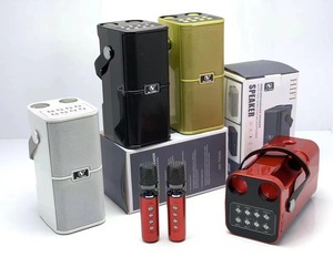 Altavoces portátiles de YS-218 y 20w, altavoz BT de 4 pulgadas Dual con micrófono inalámbrico, los mejores altavoces <span class=keywords><strong>Rock</strong></span> para fiesta al aire libre - Product Image 6