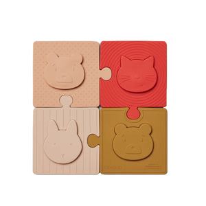 חדש מונטסורי מכירה לוהטת מודיעין צעצוע סיליקון <span class=keywords><strong>Diy</strong></span> הזזה בלוקים פאזל עבור תינוק פעוטות קיד בני בנות - Product Image 1