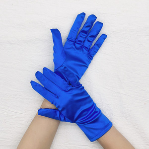 Robe <span class=keywords><strong>de</strong></span> soirée courte en satin gants d'étiquette mitaines gants <span class=keywords><strong>de</strong></span> Performance femmes Stretch gants <span class=keywords><strong>de</strong></span> <span class=keywords><strong>mariage</strong></span> colorés accessoires - Product Image 4