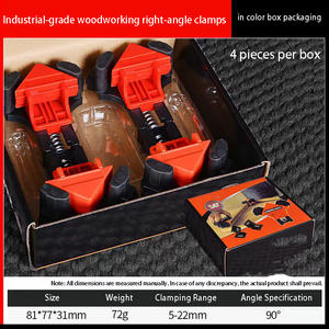 คลิปกรอบขวา90<span class=keywords><strong>องศา</strong></span>สำหรับ<span class=keywords><strong>งาน</strong></span>ไม้อุปกรณ์ติดตั้งแบบเจาะที่บ้านพร้อมคลิปสปริงปรับได้ - Product Image 6