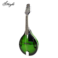 Chine usine rafale couleur mandoline moins cher à vendre effet OEM personnalisé Musical mandoline verte instrument de musique