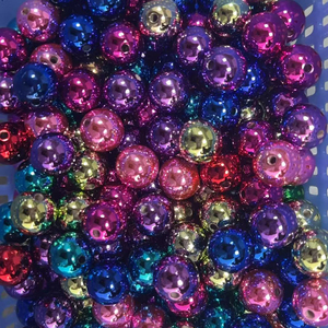 Reviright 16mm 200pcs Mixed Colors Round Handcrafted Colored Acrylic <b>Beads</b> for Making Pen <b>Bead</b> Jewelry - Product Image 3