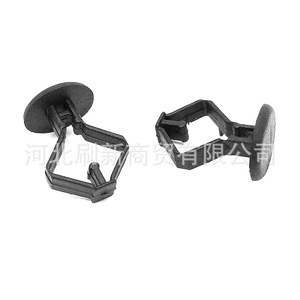 Clips de fixation pour tapis de sol de voiture, attaches en plastique noir de 15.5mm pour fixation de tapis, ajustement universel - Product Image 2