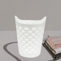 Panier à linge pliable en PE écologique personnalisé, très vendu, avec poignées, pour salle de bain