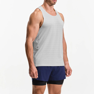 Camiseta Deportiva Personalizada de Poliéster y Elastano, Ligera, de Secado Rápido, con Transferencia de Calor, para Entrenamiento, Running, Gimnasio, para Hombre - Product Image 1
