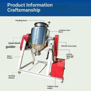Máquina Mezcladora Industrial de Nueces <span class=keywords><strong>para</strong></span> Almendras y Anacardos Salados, Mezcladora de Tambor con Variador de Frecuencia - Product Image 5