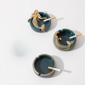 Ensemble d'ornements suspendus sirène en résine, thème océan, décoration de sapin de Noël, figurine sirène <span class=keywords><strong>miniature</strong></span>, cadeau de fêtes - Product Image 5
