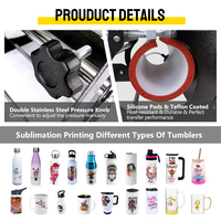 Machine de Sublimation par Transfert Thermique pour Impression de Tasses et Gobelets 30 oz, Vente en Gros