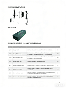 Serrure de porte mécanique en bois forgée en cuivre, robuste, antirouille, antivol, anti-effraction, anti-sablage, facile à installer pour entrée de pièce - Product Image 6