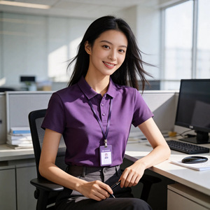 Chemises polo en coton pur sur mesure pour femmes, vêtements de travail, été, col à revers, impression de logo, chemises d'équipe pour le team building, chemises culturelles - Product Image 3
