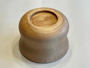 Bol en bois naturel décoratif, artisanal, de qualité supérieure, durable, biologique, parfait pour servir des aliments, des salades, des collations - Product Image 6