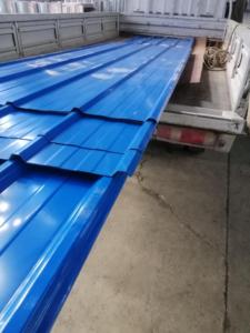 Lembaran Atap Baja Bergelombang Warna Baja dengan Galvanisasi Seng untuk Aplikasi Dinding Bangunan, Dijual Murah - Product Image 4