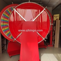 Grande Roue de la Fortune pour Jeu de Loterie, Promotion en Magasin, Motif Personnalisé, Roue Interactif Personnalisable avec Roues