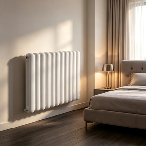 <span class=keywords><strong>Radiateur</strong></span> mural <span class=keywords><strong>horizontal</strong></span> double colonne blanc design anti-corrosion en acier inoxydable pour chauffage central domestique - Product Image 3