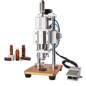 Máy tính để bàn khí nén lọ Uốn Tóc bồng Máy Ampoule chai nhôm niêm phong máy đóng nắp - Product Image 5