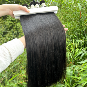 Extensions de cheveux humains vierges vietnamiens droits cuticule alignée sans perte ni enchevêtrement - Product Image 5