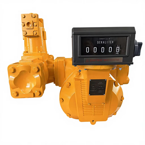 Misuratore di Portata a Dislocazione Positiva Serie Contatore di Flusso Carburante in Metallo di Precisione per Benzina Diesel GNL Certificato ATEX 220V 55-550L/min - Product Image 1