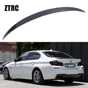 For 5 Series F10/F10 M5 P Style Real Carbon Fiber Material <b>Rear</b> <b>Spoiler</b> Trunk Wing 2009-2016 - Product Image 1