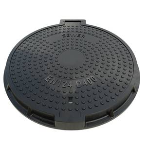 Bền FRP nhựa nhựa <span class=keywords><strong>Composite</strong></span> manhole Bìa en124 tiêu chuẩn Trọng lượng nhẹ giảm tiếng ồn và kêu vang miễn phí cho đường thoát nước - Product Image 1