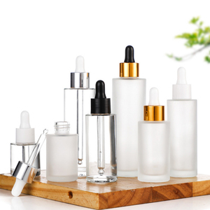 Sang Trọng 60Ml 80Ml 100Ml Vai Phẳng Thủy Tinh Rỗng Bao Bì Mỹ Phẩm Chăm sóc Da Huyết Thanh Tinh Dầu Dày Dưới Chai Nhỏ Giọt - Product Image 6