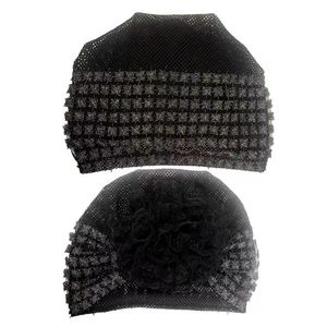 GEERDENG <span class=keywords><strong>Vente</strong></span> Chaude Casquettes Ethniques Africaines Nigérianes Populaires Dorées Turban Perles Chapeau Torsadé en Satin de Soie pour Femmes Musulmanes - Product Image 6