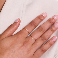 Bague en or 14 carats micro-pavée de zirconiums, élégante et fine, pour mariage, fête, accessoires de bijoux pour femmes et filles