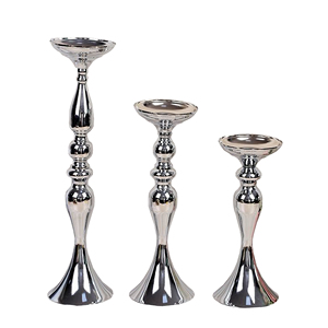 Commercio all'ingrosso metallo oro Vintage portacandele sirena di nozze candelabri <span class=keywords><strong>per</strong></span> la casa di nozze Paty eventi banchetto - Product Image 2