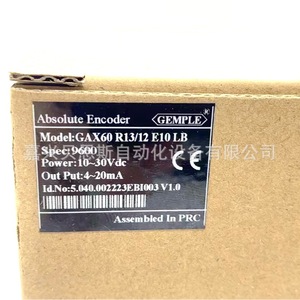 เครื่องเข้ารหัสแบบสัมบูรณ์ gemple GAX60 R13/12 E10ปอนด์9600 10-30Vdc 4-20mA ระบบอัตโนมัติในอุตสาหกรรม - Product Image 1