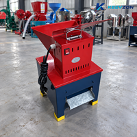 Moulin à farine électrique compact à trémie large pour petites exploitations agricoles et ateliers céréalières – Broyage efficace pour la ferme