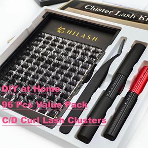 Bán Buôn Cá Nhân Lash Tự Nhiên Lashextension DIY Cụm Lash Mở Rộng Cụm Lông Mi - Product Image 6