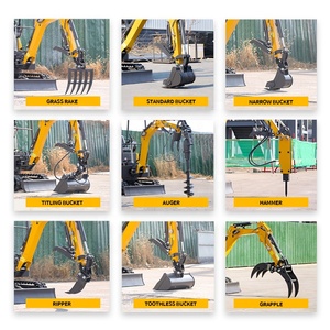 Mini Excavadora de 3.5 Toneladas con Envío Gratuito en la UE, Mini Excavadora con Motor CE EPA, Excavadora de 1 y 2 Toneladas, Mini Excavadora de Cadenas - Product Image 6