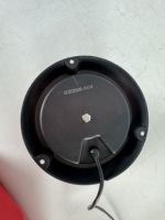 12V-24V Golddeer Luz estroboscópica de baliza giratoria LED roja de 6,5 pulgadas con montaje de tornillo y control de cableado TBD347b