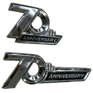 Emblema Metálico 3D con Logotipo del 70 Aniversario, Adhesivo Decorativo para Auto, Accesorios para Land Cruiser Edición 70, Repuesto - Product Image 6