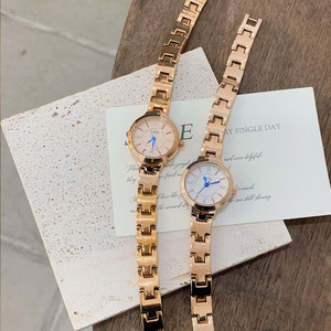 وصول جديد تنوعا الطازجة الحد الأدنى ساعة نسائية قسط الفولاذ المقاوم للصدأ سوار أنيق سبيكة ساعة اليد العصرية - Product Image 4