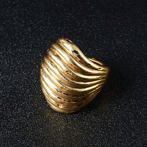 Anillo Grande de Latón de Alta Calidad con Diseño Turco Moderno para Fiestas y Compromisos - Product Image 5
