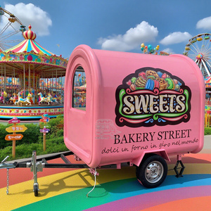 OEM Oem Mobile Truck Stainless Steel Ice Cream Street Cheap Food Trailer Hotdog <b>Cart</b> - Product Image 2
