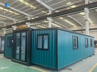 Maison conteneur extensible de 20 pieds, préfabriquée, modulaire, portable, pour dortoir de chantier et bureau temporaire