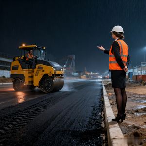 500kg 600kg rouleau de route portable Double tambour manuel léger marche derrière le rouleau de route - Product Image 5