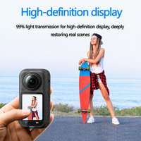 Protector de Pantalla de Vidrio Templado Grado AAA para Insta360 X6, Kit Antipolvo HD Oleofóbico, Película Protectora de Lente para Insta 360 X6